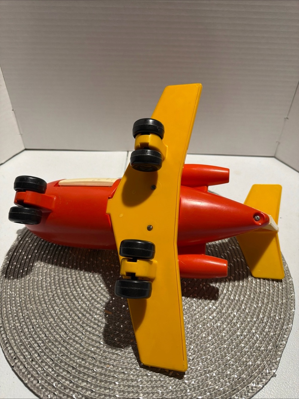 Fisher-Price Yellow & Cream Toy Airplane for Kids - Picture 4 of 5